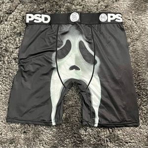 NEW PSD Ghost Face Scream Slasher Killer Mens Boxer Briefs Underwear Size Large